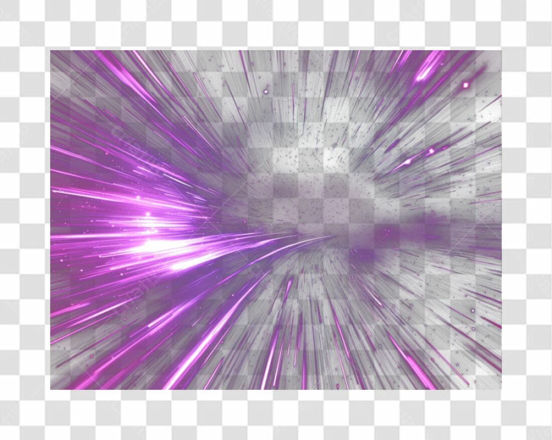 Efeito de Luz Roxa PNG com fundo transparente