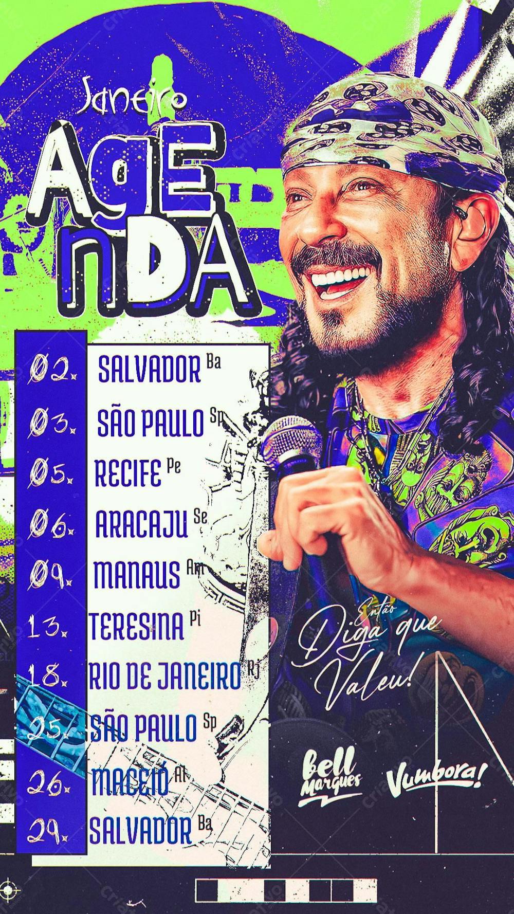 Flyer Story Agenda  Janeiro Bell Marques