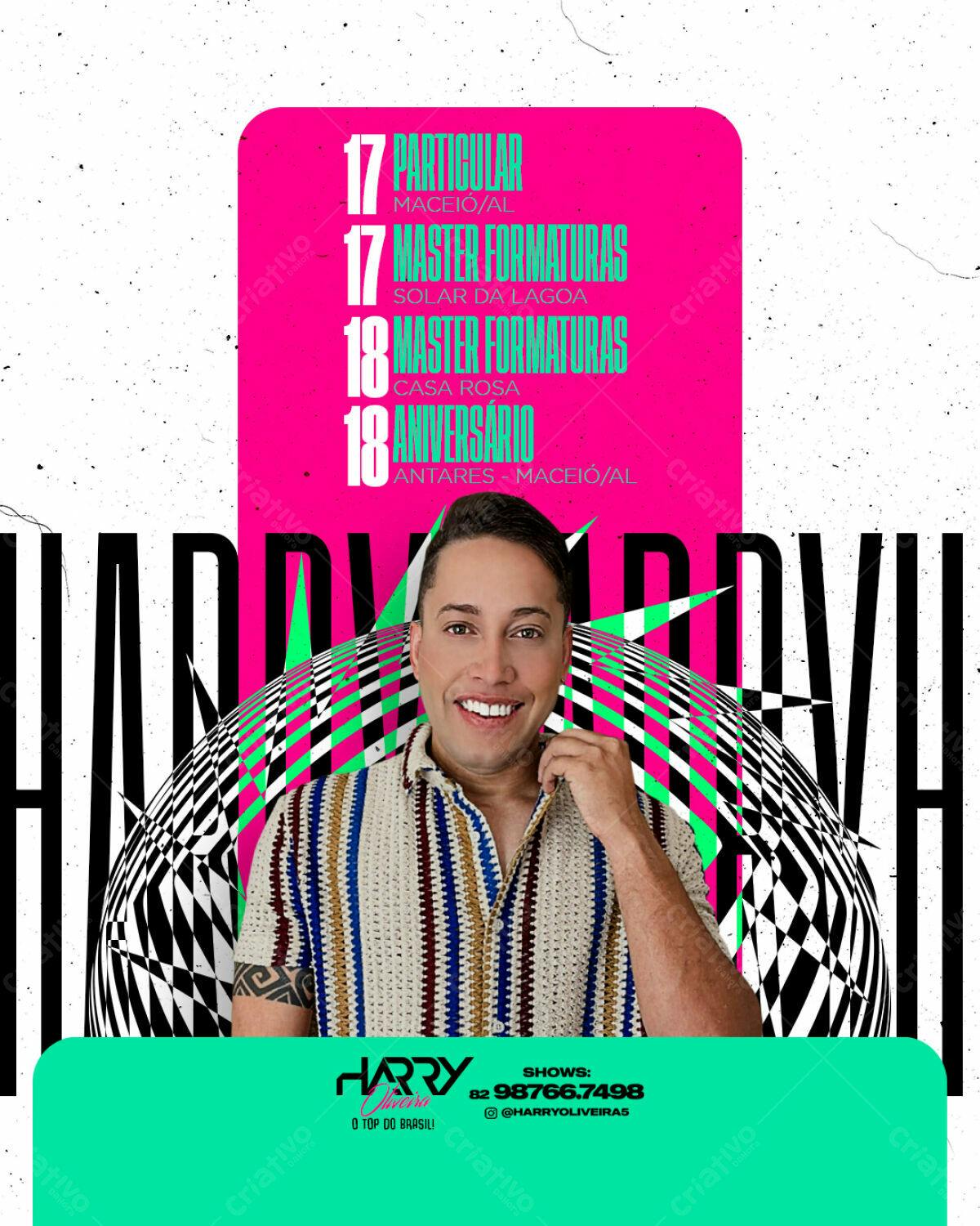 Flyer para Evento Musical PSD Editável