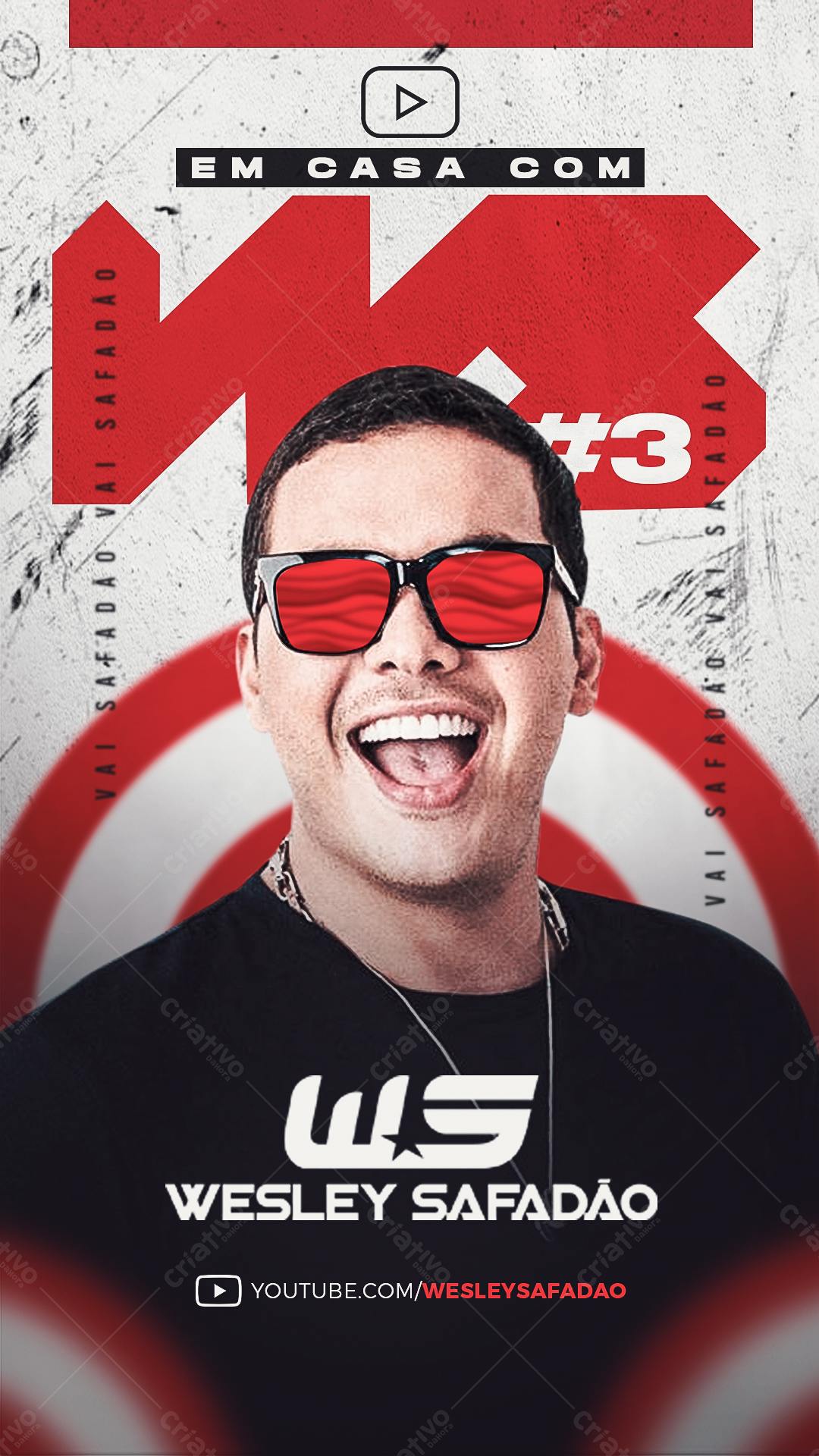 Flyer Wesley Safadão Em Casa Com PSD Editável