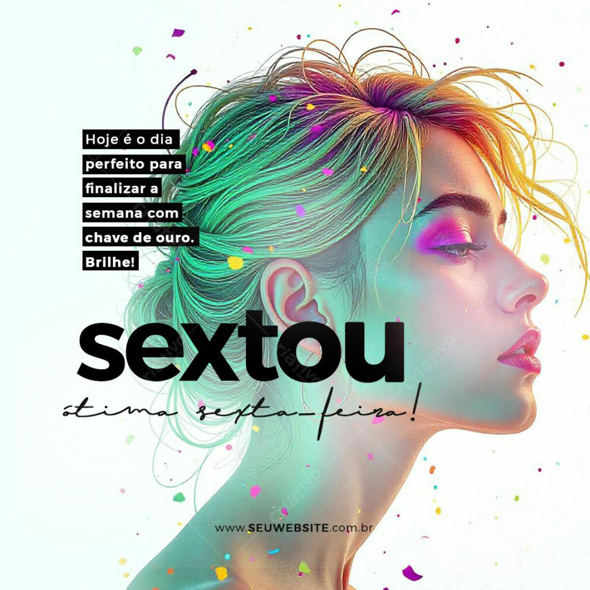 Flyer Sextou Final de Semana PSD Editável