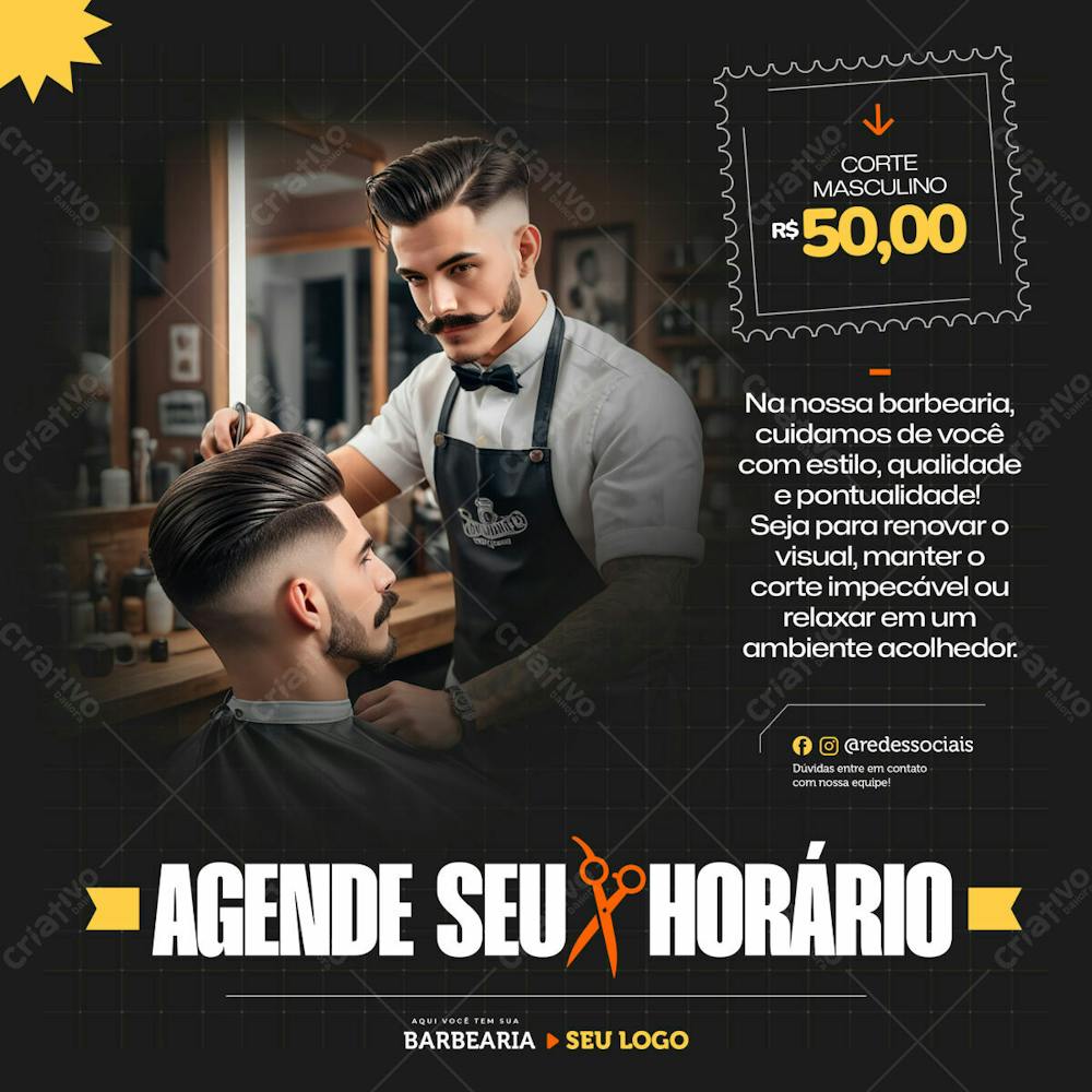 Agende Seu Horário Agora Mesmo Em Nossa Barbearia