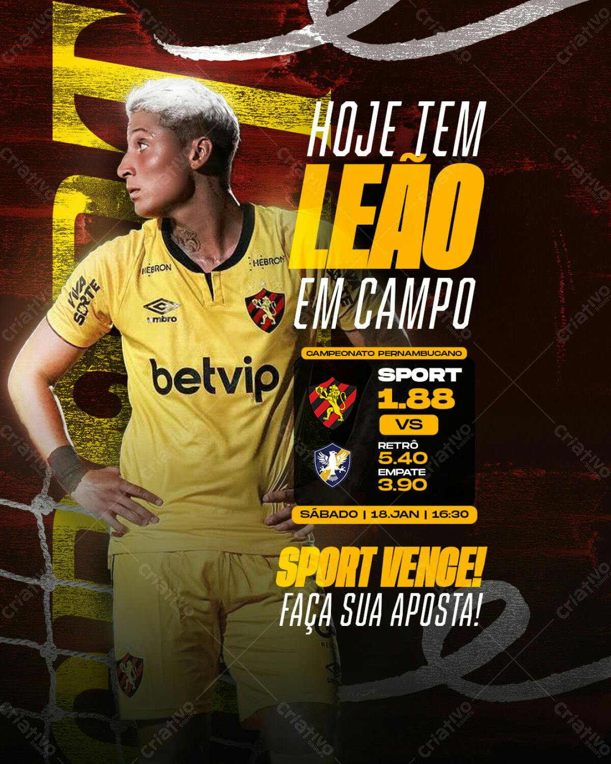 Flyer Jogo de Futebol PSD Editável