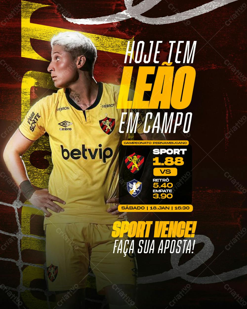 Jogo do Dia - Sport X Retrô