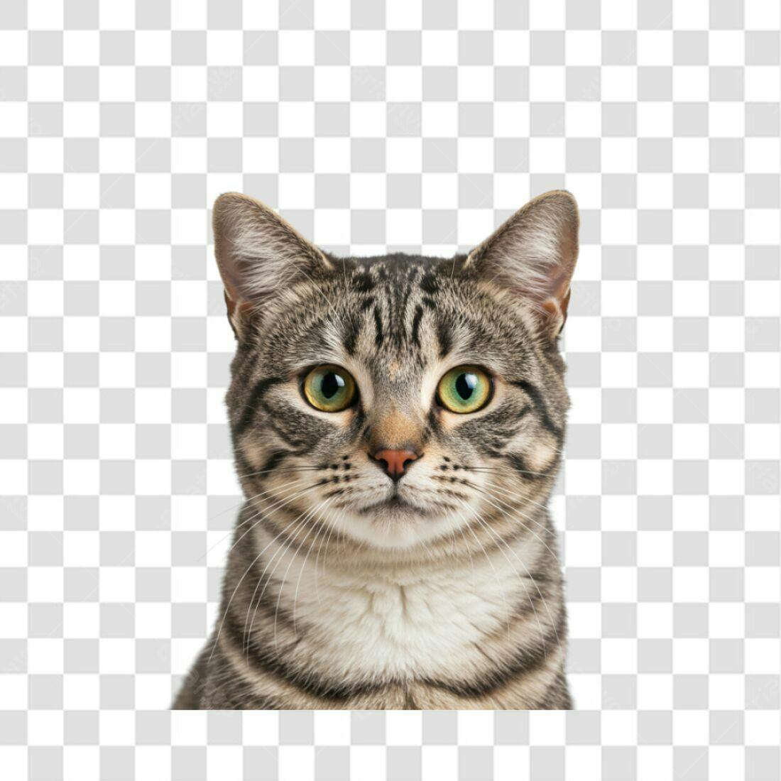 Icone Gato Cinza e Marrom PNG com fundo transparente