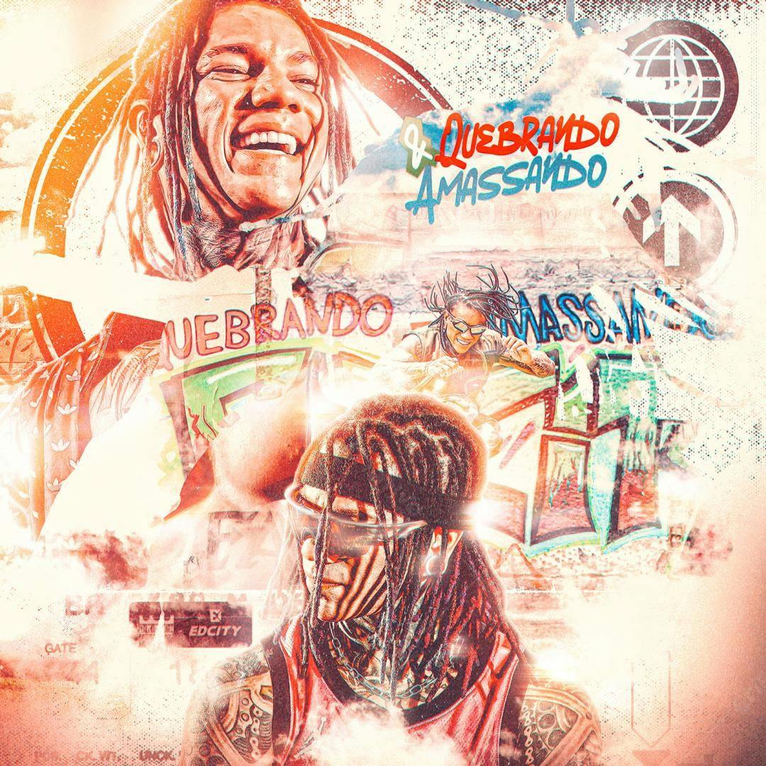 Flyer Quebrando e Amassando PSD Editável