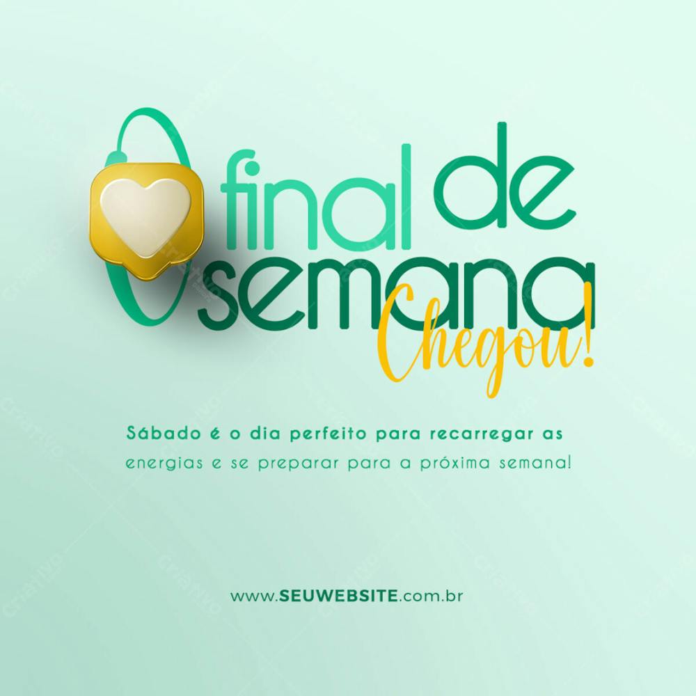 O Final De Semana Chegou Sábado É O Dia Perfeito Para Recarregar