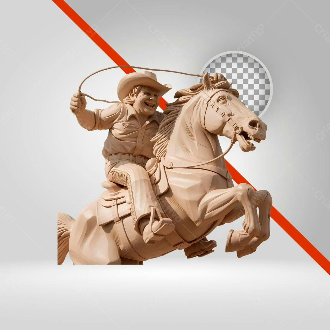Icone Cowboy montando Cavalo PNG com fundo transparente
