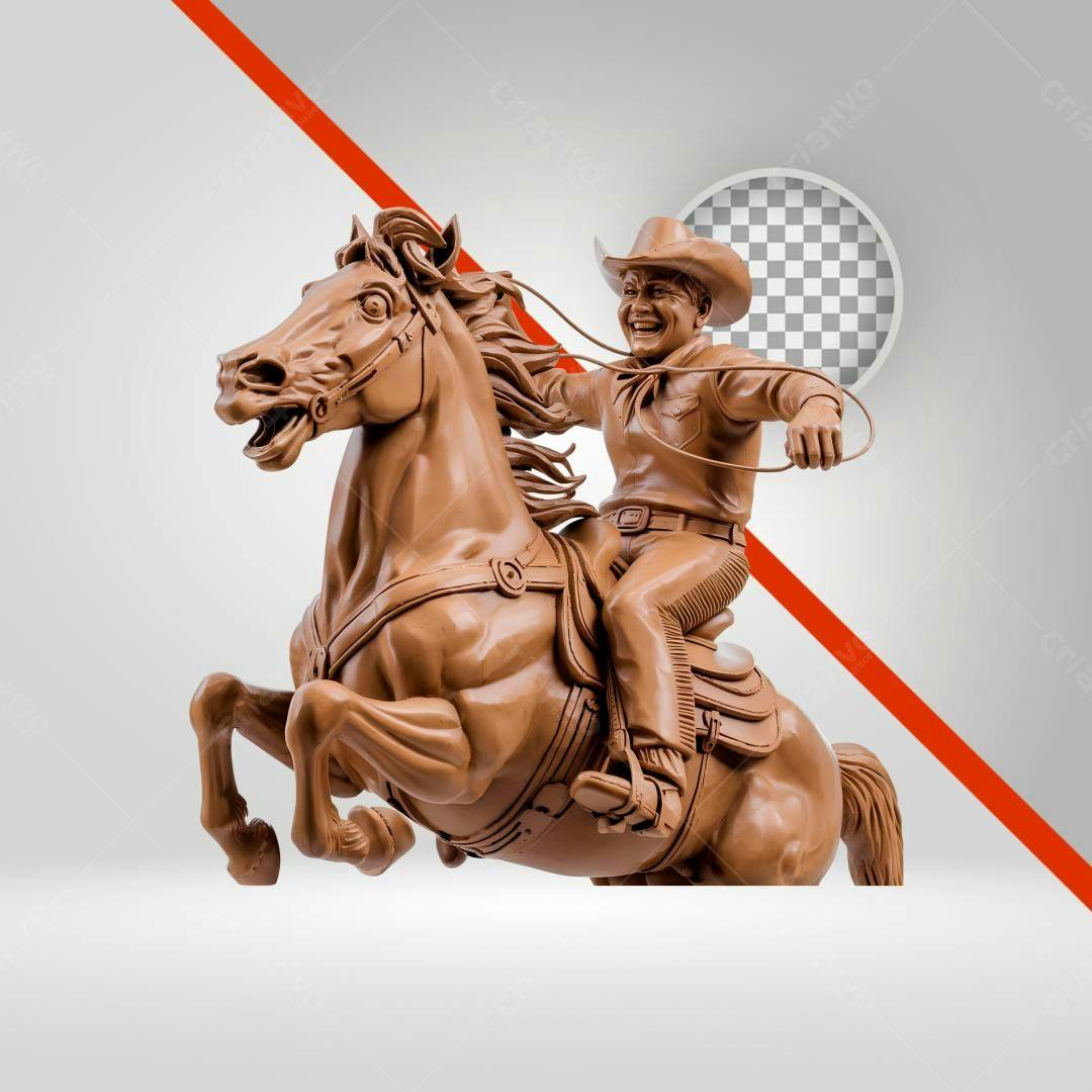Icone Cowboy montando Cavalo PNG com fundo transparente