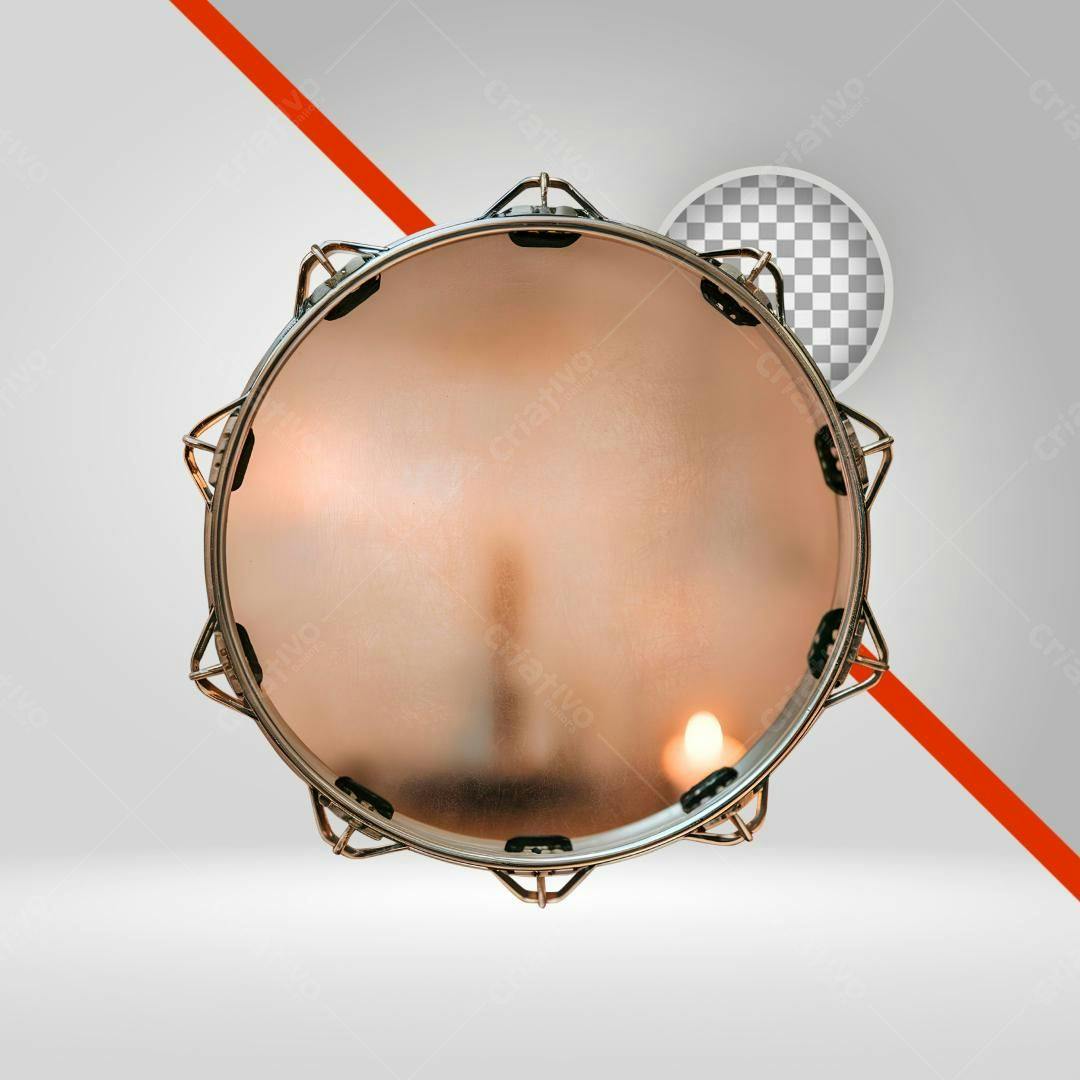 Icone Tambor Musical PNG com fundo transparente