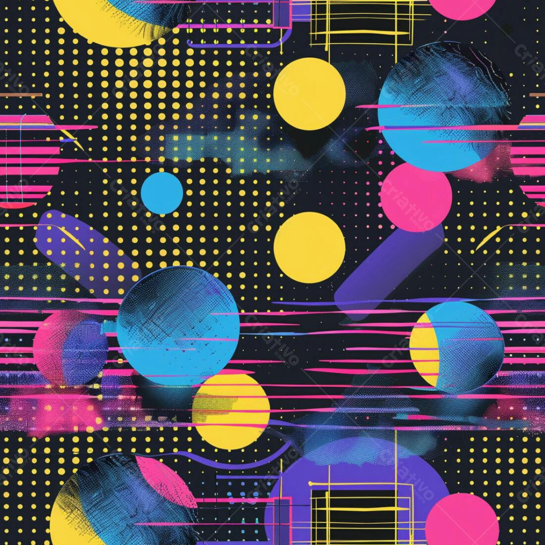 Textura Abstrata Neon para Fundo