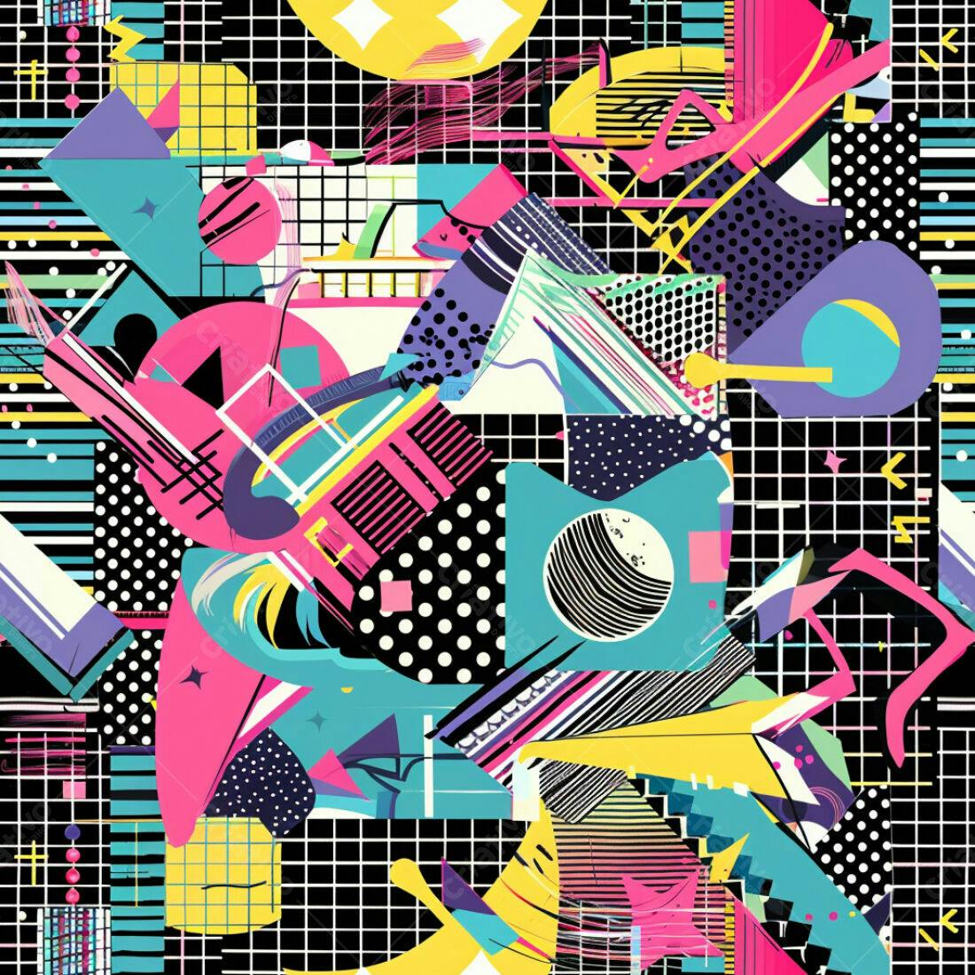 Textura Abstrata Geométrica para Fundo