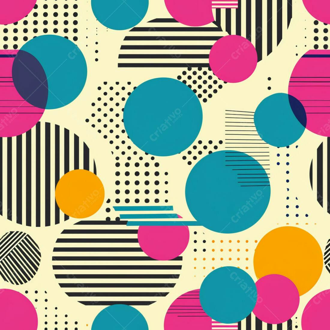 Textura Geométrica Colorida para Fundo