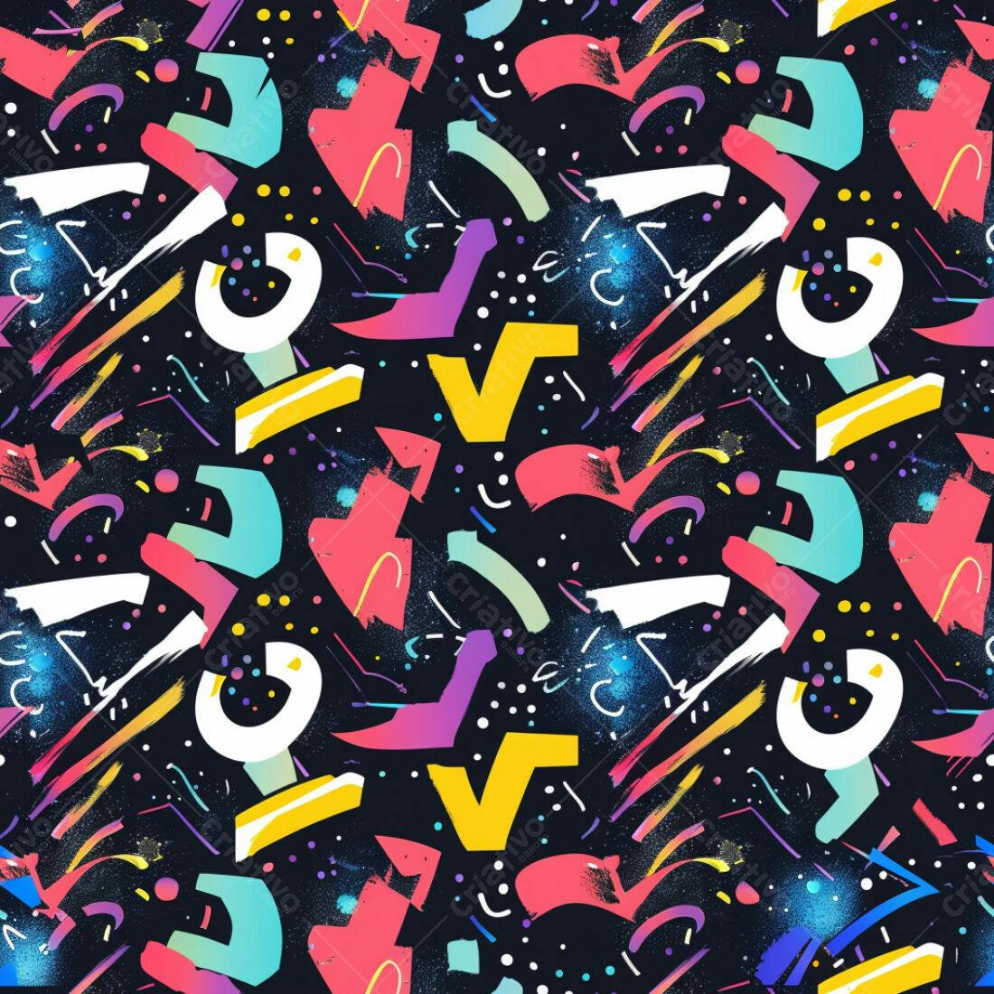 Textura Abstrata Neon para Fundo