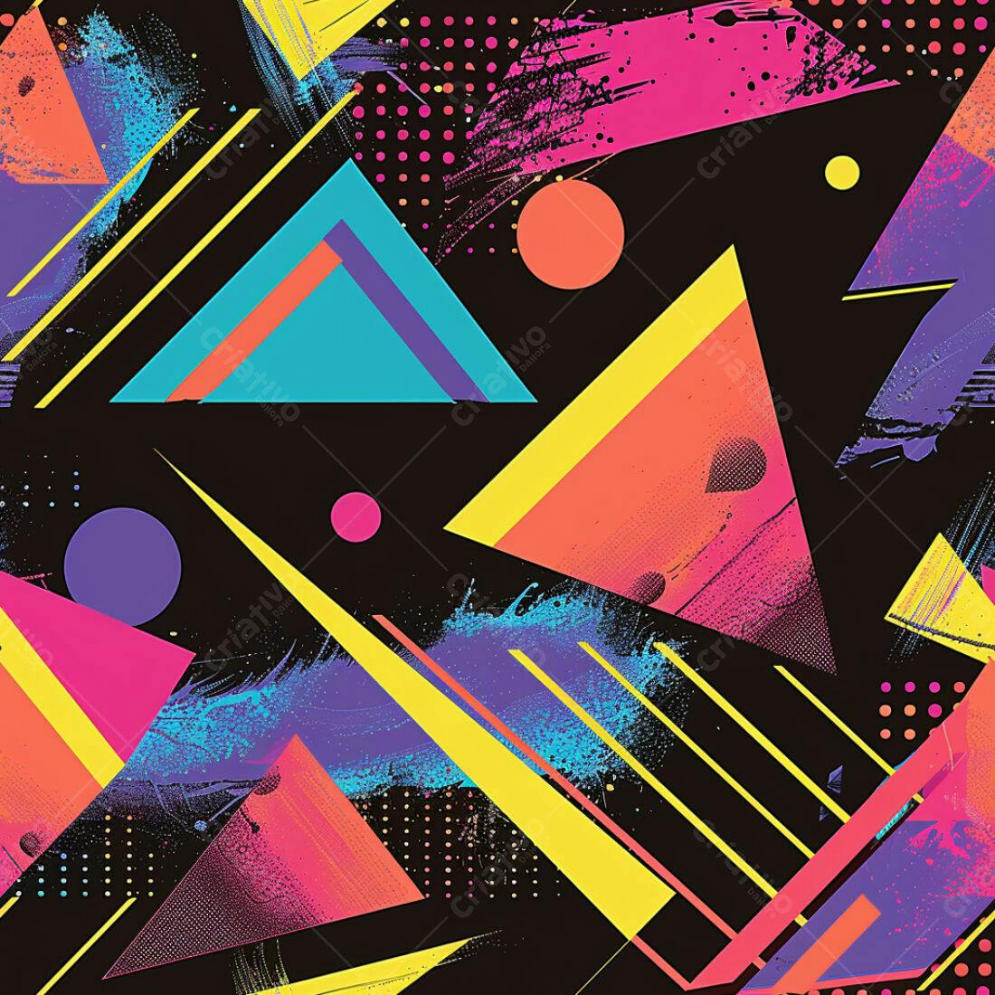 Textura Abstrata Neon para Fundo