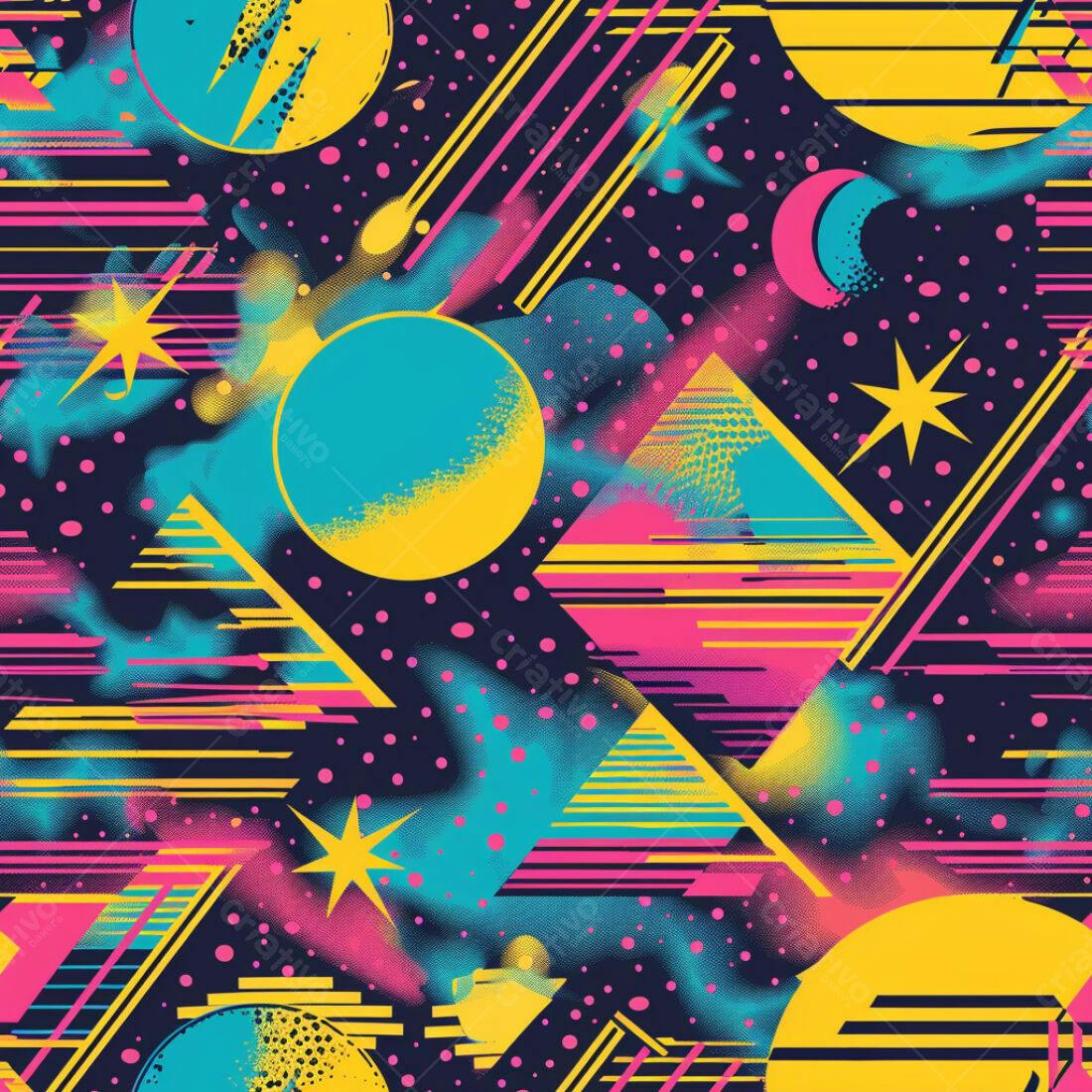Textura Abstrata Retro para Fundo