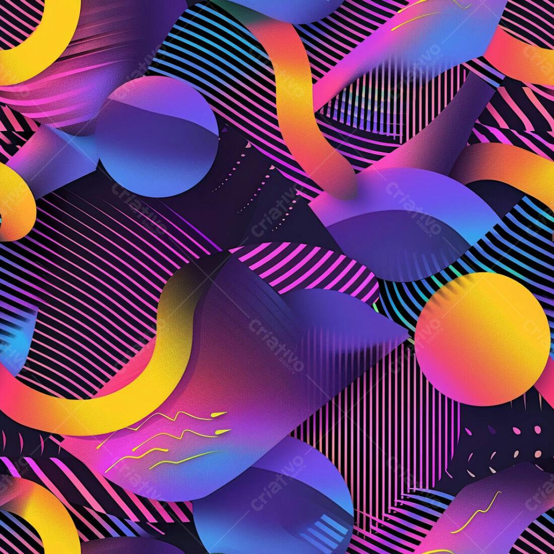 Textura Abstrata Neon para Fundo