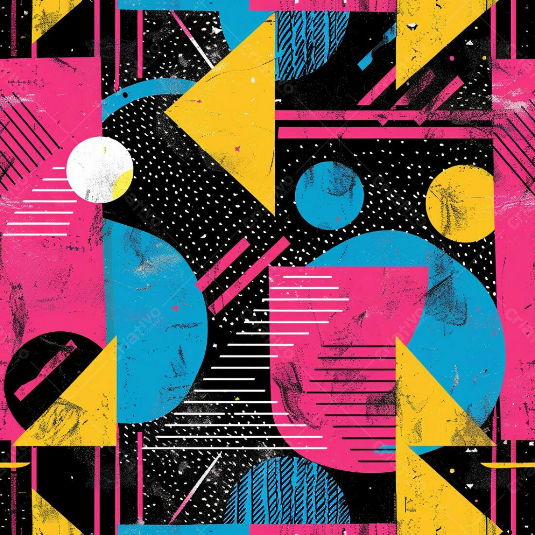 Textura geométrica retrô para fundo