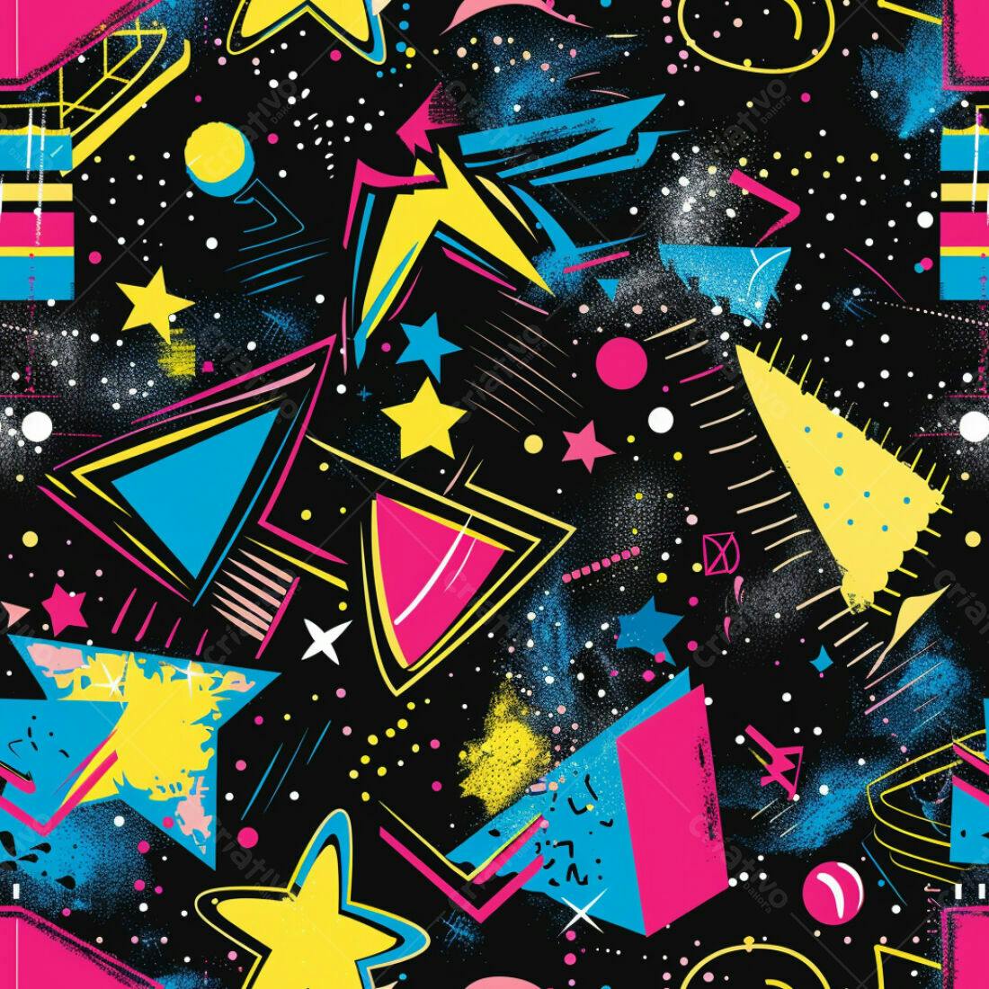 Textura Abstrata 80s para Fundo