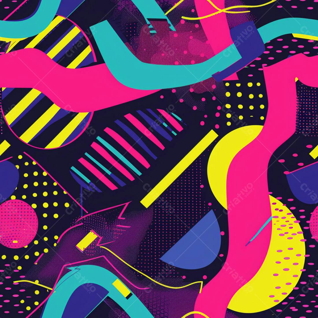 Textura Abstrata Neon para Fundo Moderno
