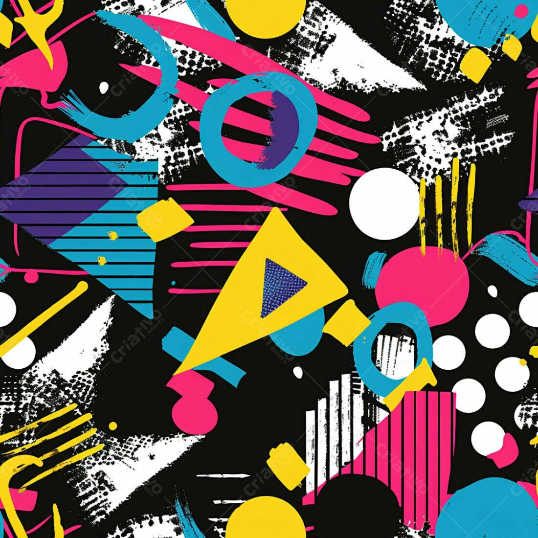 Textura Abstrata 80s para Fundo
