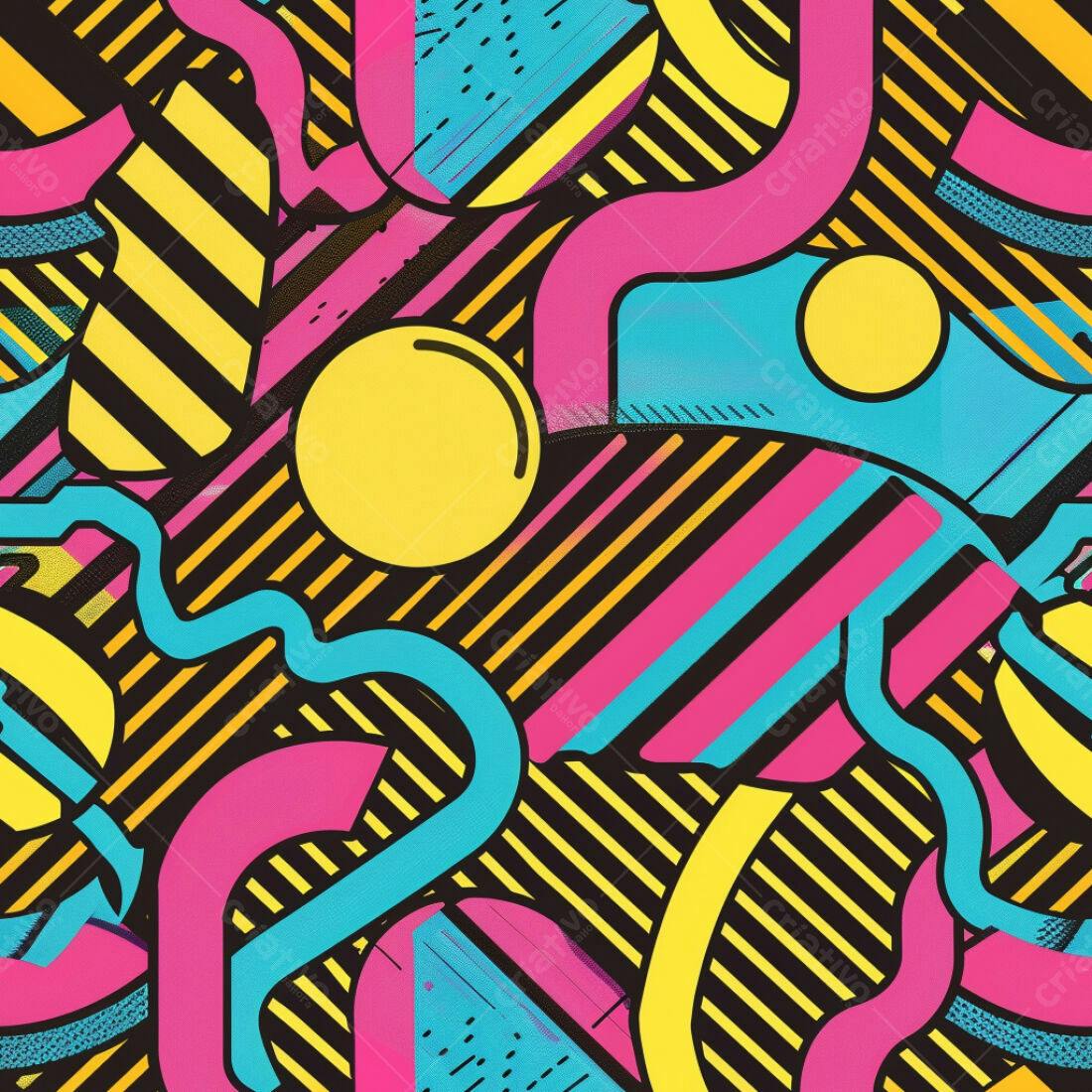 Textura Abstrata 80s para Fundo