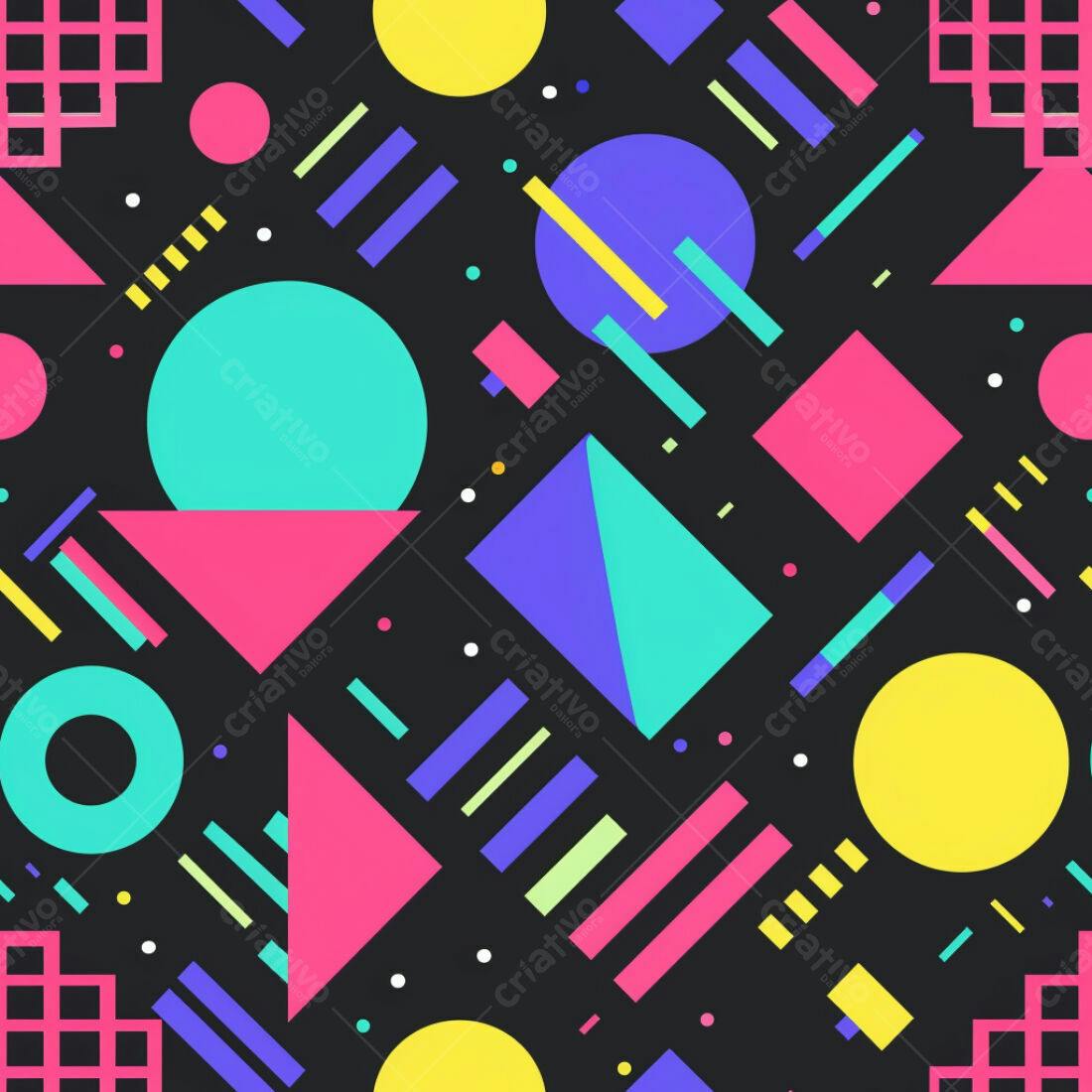 Textura Geométrica Colorida para Fundo