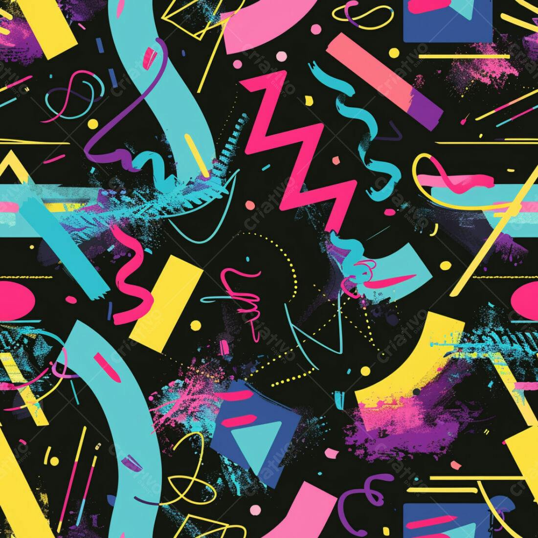 Textura Abstrata 80s para Fundo