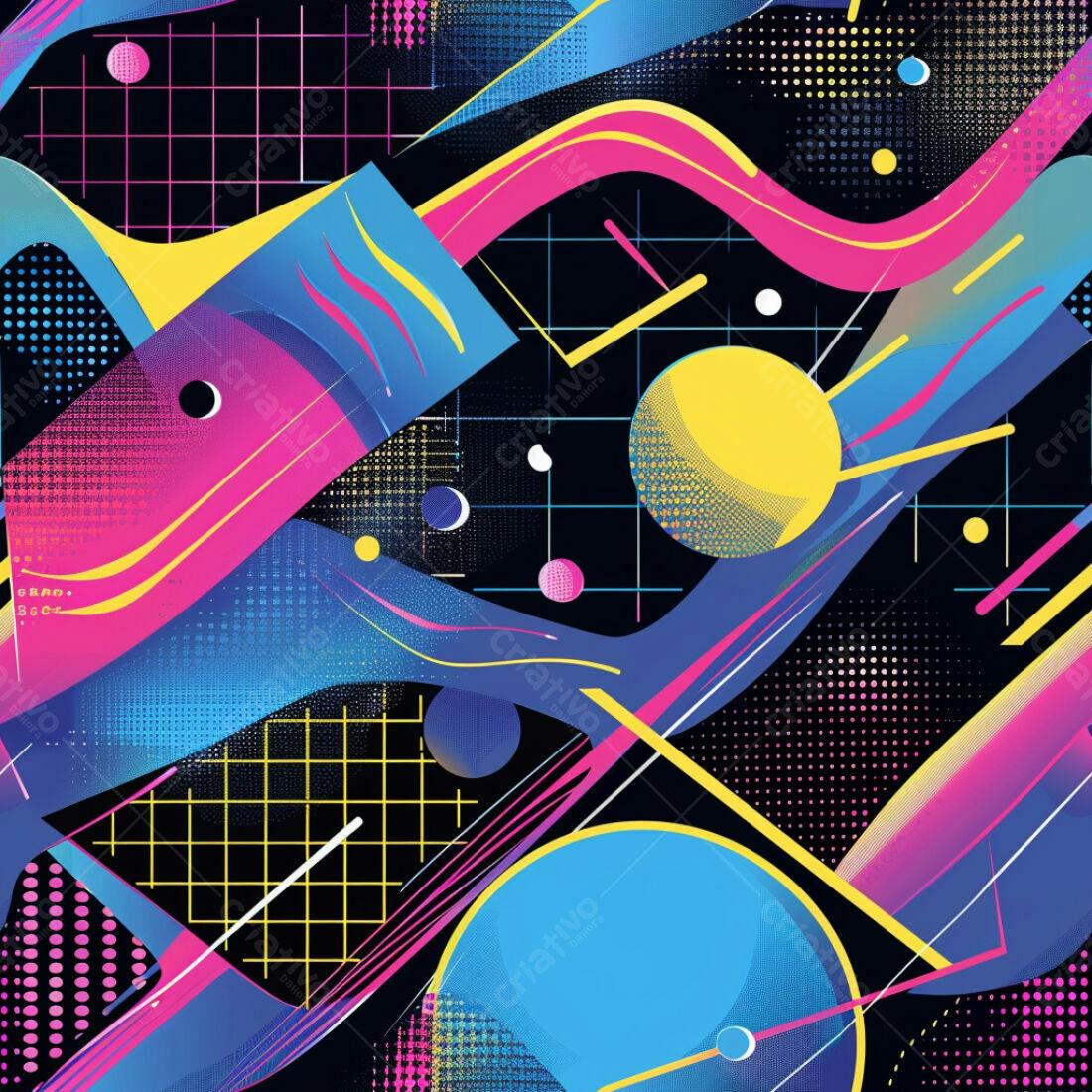 Textura Abstrata Neon para Fundo Moderno