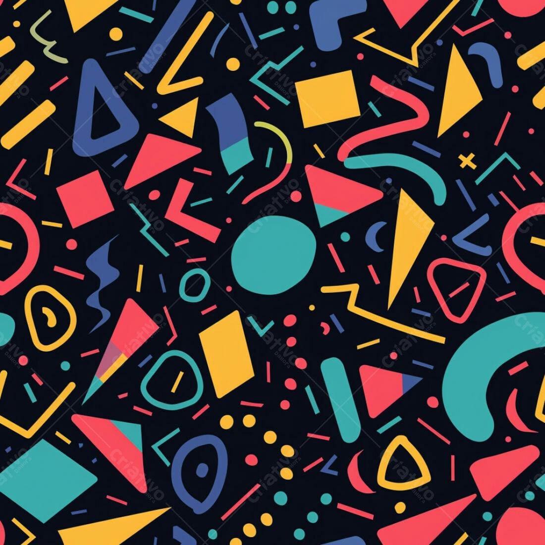 Textura Geométrica Colorida para Fundo