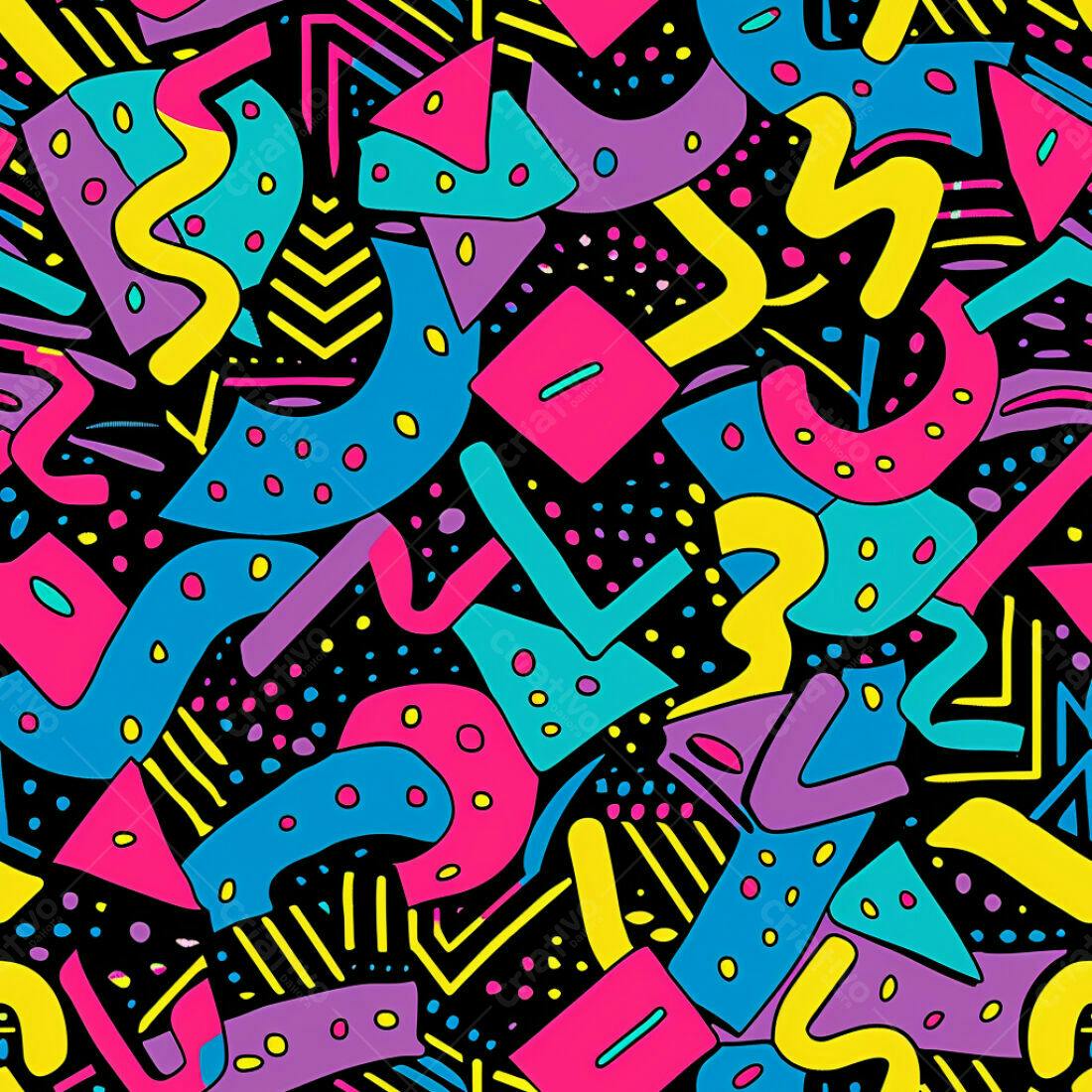 Textura Abstrata Neon para Fundo
