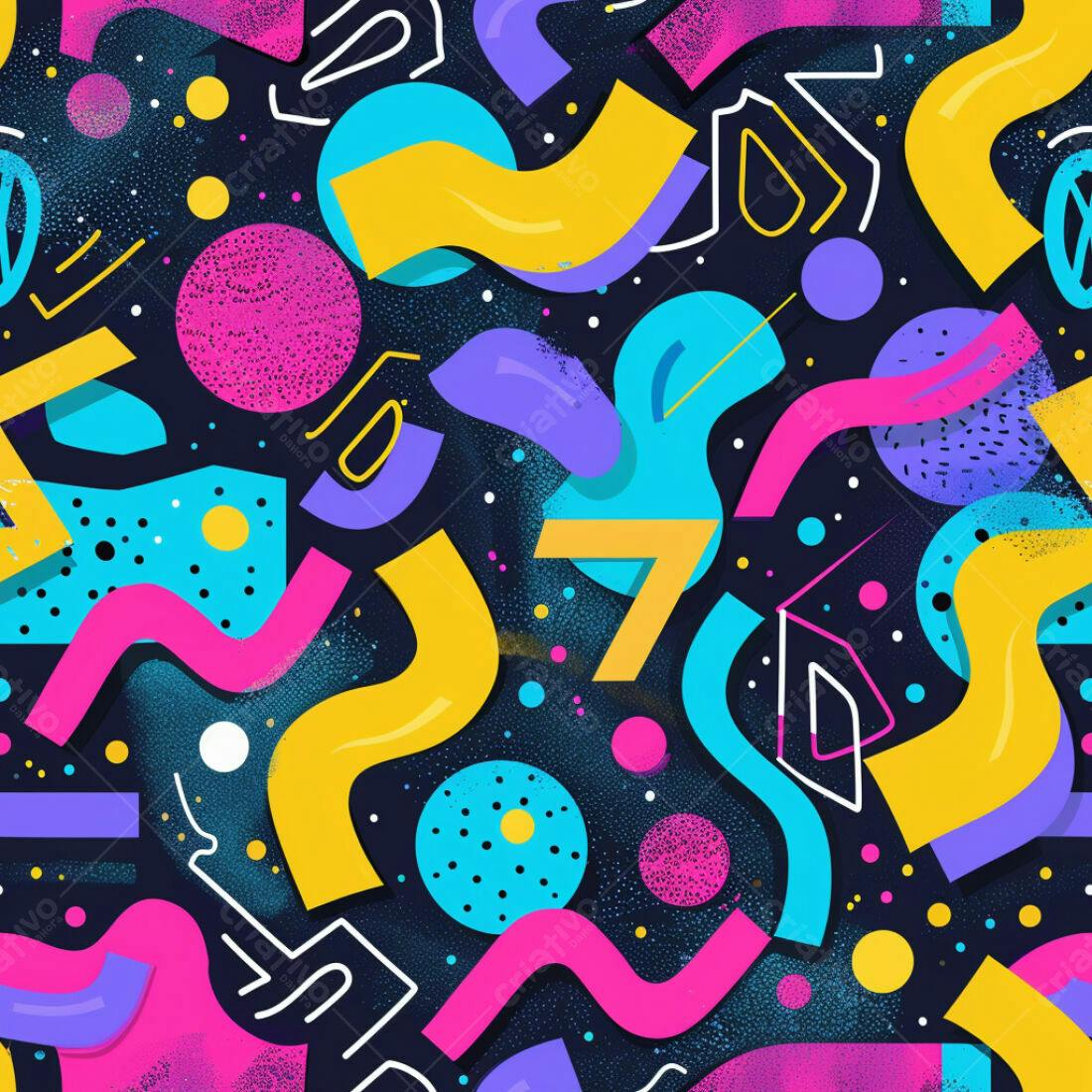 Textura Abstrata Memphis para Fundo