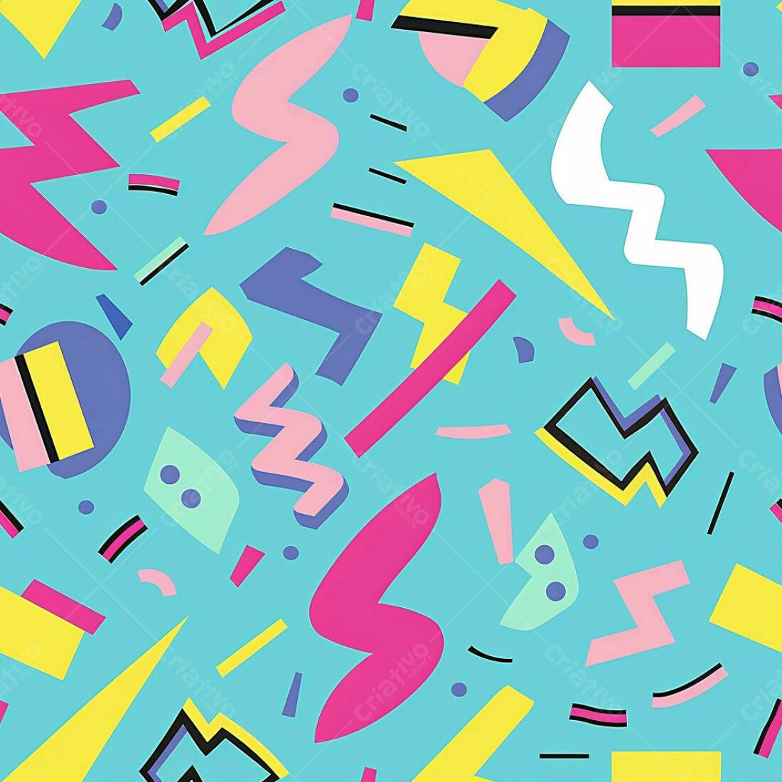 Textura Abstrata 90s para Fundo