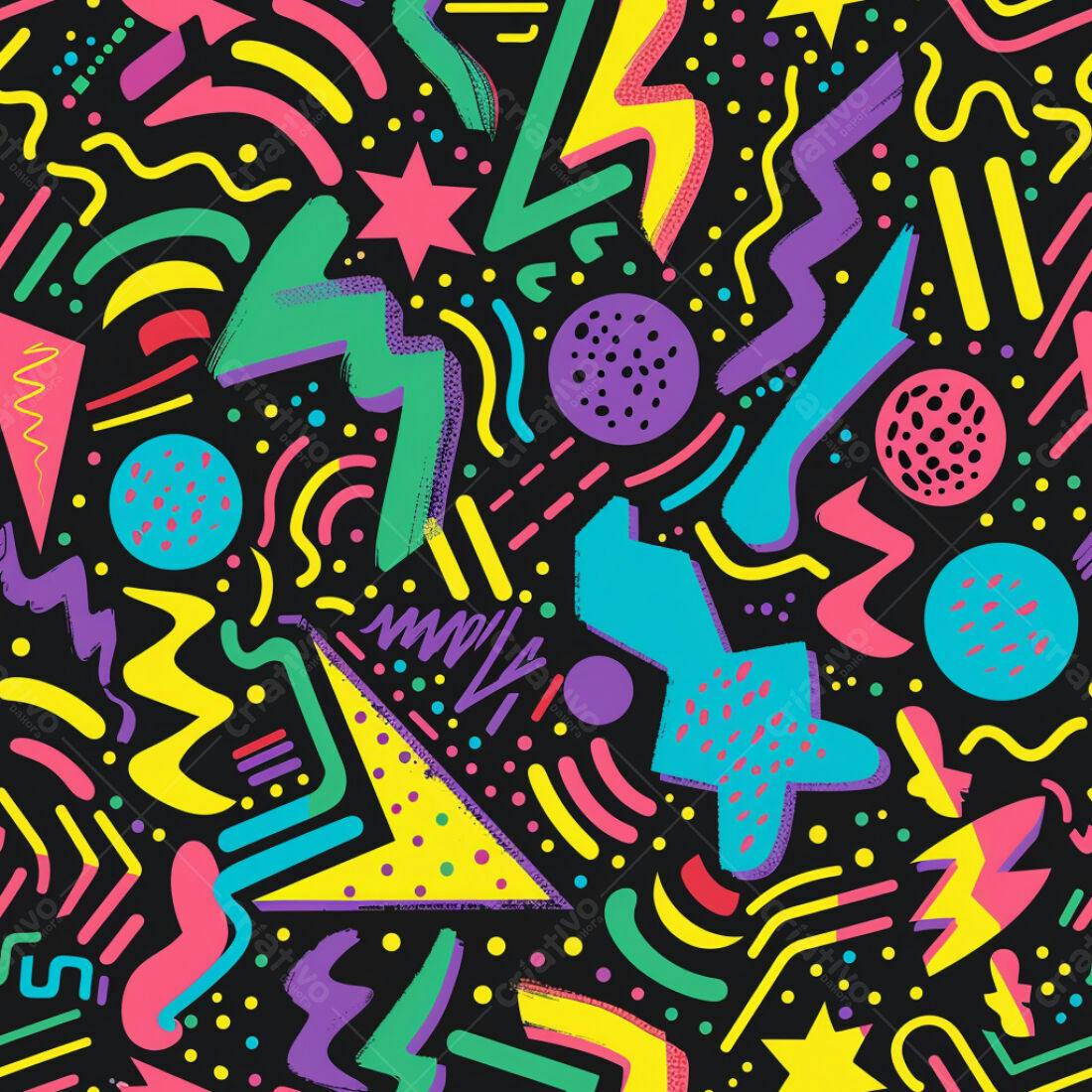 Textura Abstrata 90s para Fundo