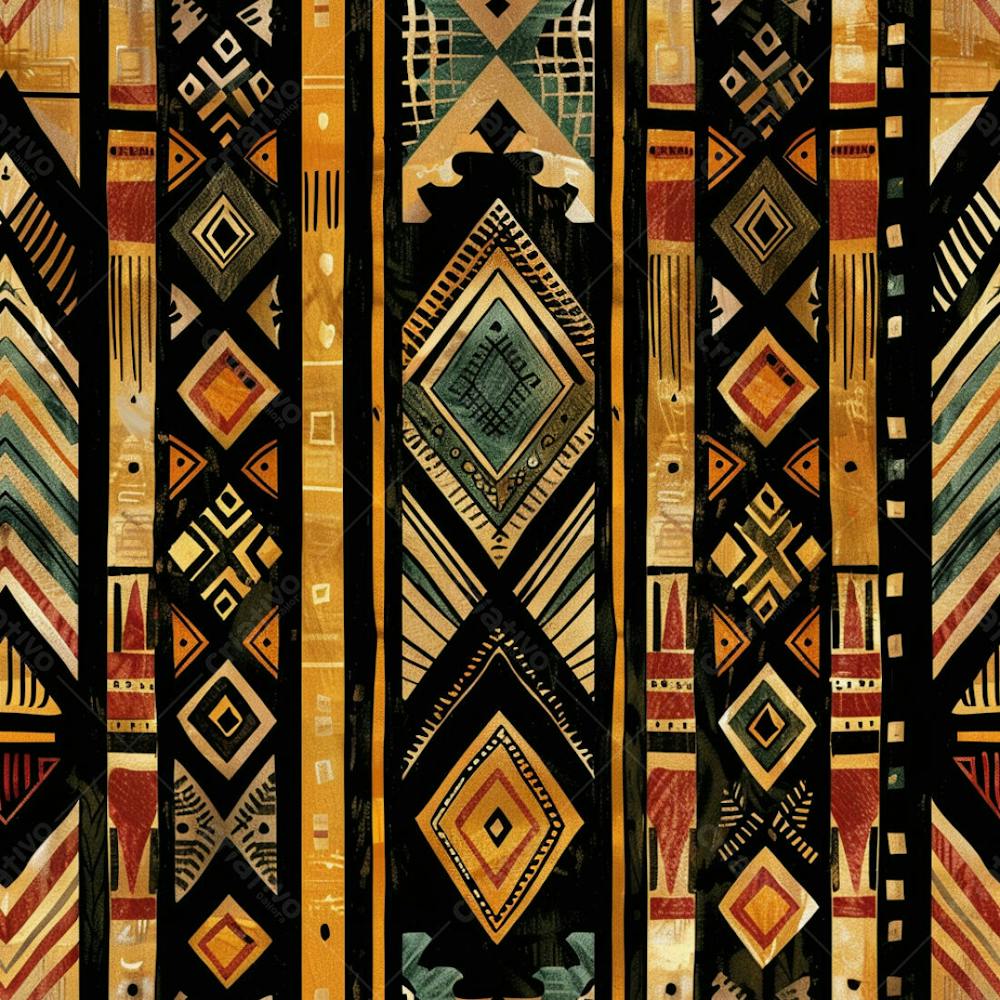 African Pattern Background And Texture Design