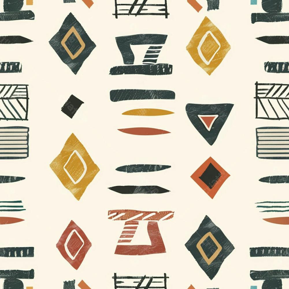 African Pattern Background And Texture Design