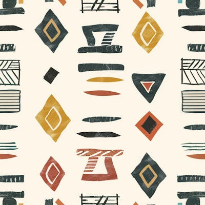 African Pattern Background And Texture Design