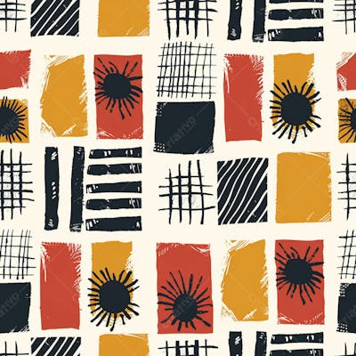 African Pattern Background And Texture Design