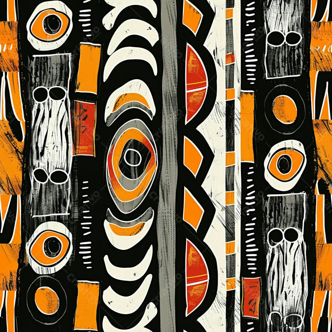 Textura Abstrata Tribal para Fundo