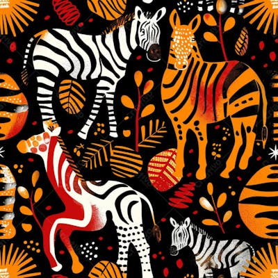 African Pattern Background And Texture Design
