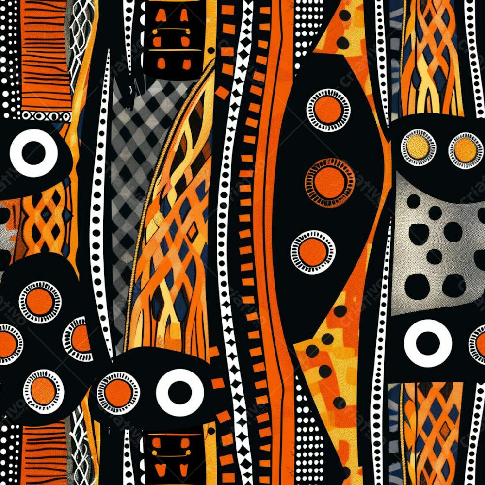African Pattern Background And Texture Design