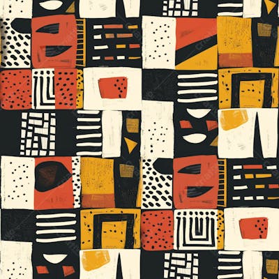 African Pattern Background And Texture Design