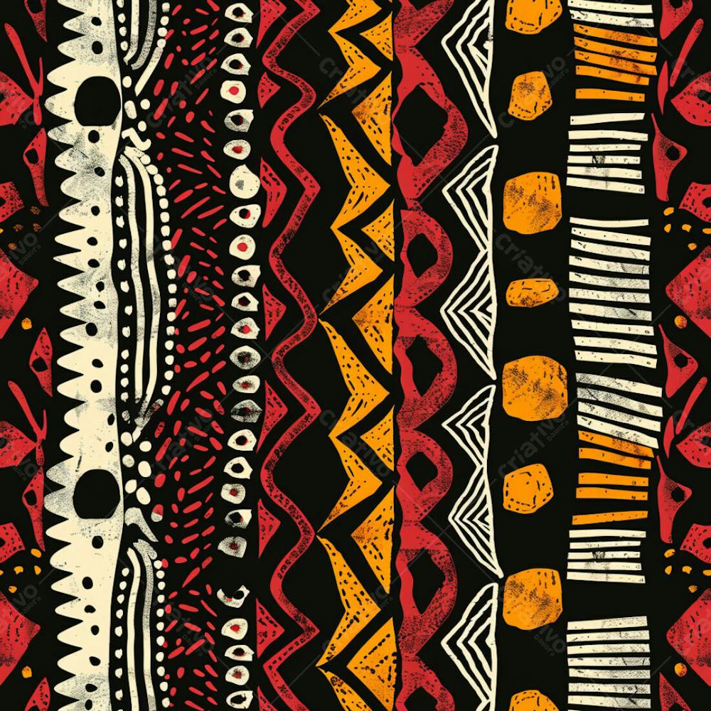 African Pattern Background And Texture Design
