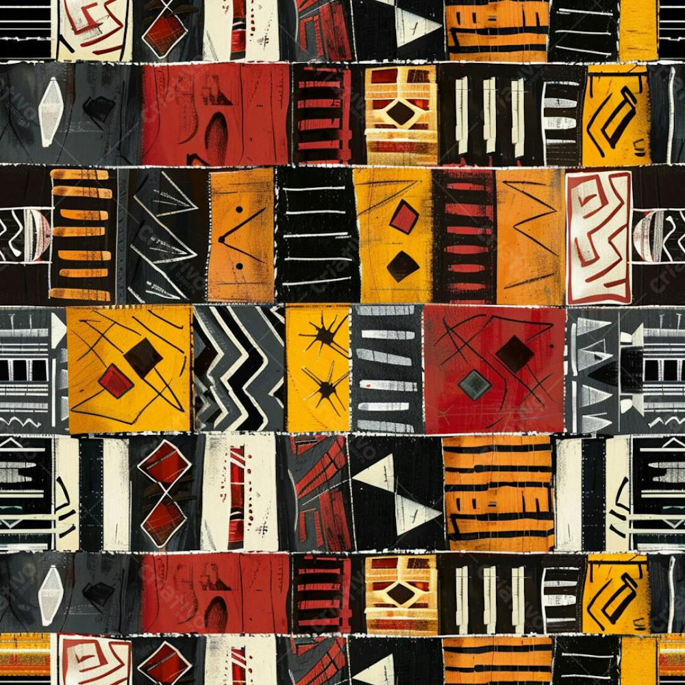 African Pattern Background And Texture Design