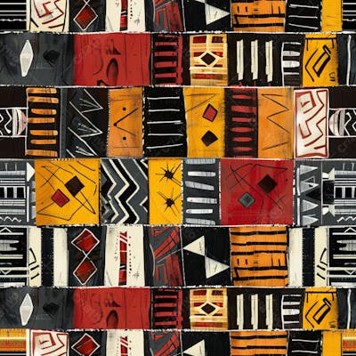 African Pattern Background And Texture Design