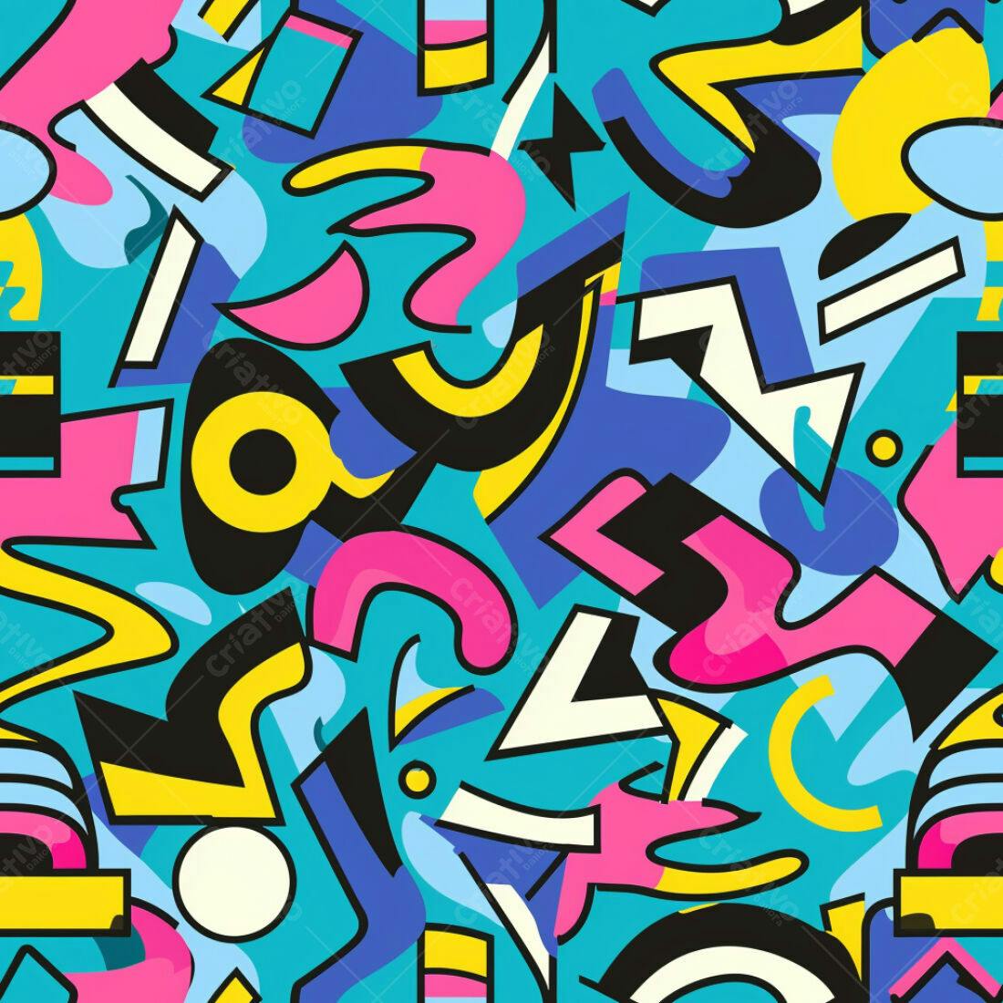 Textura Abstrata 80s para Fundo