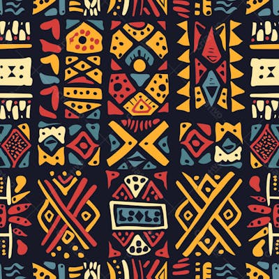 African Pattern Background And Texture Design