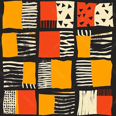African Pattern Background And Texture Design