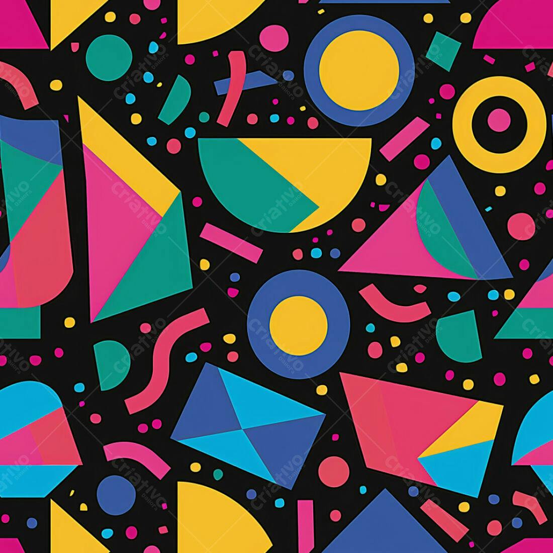 Textura Geométrica Colorida para Fundo