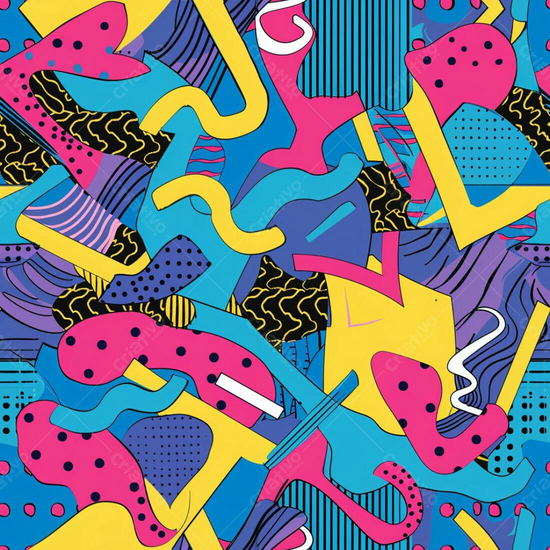 Textura Abstrata Neon para Fundo